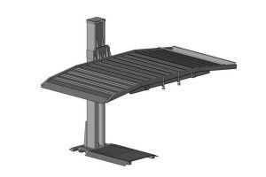 elevador de una columna plano