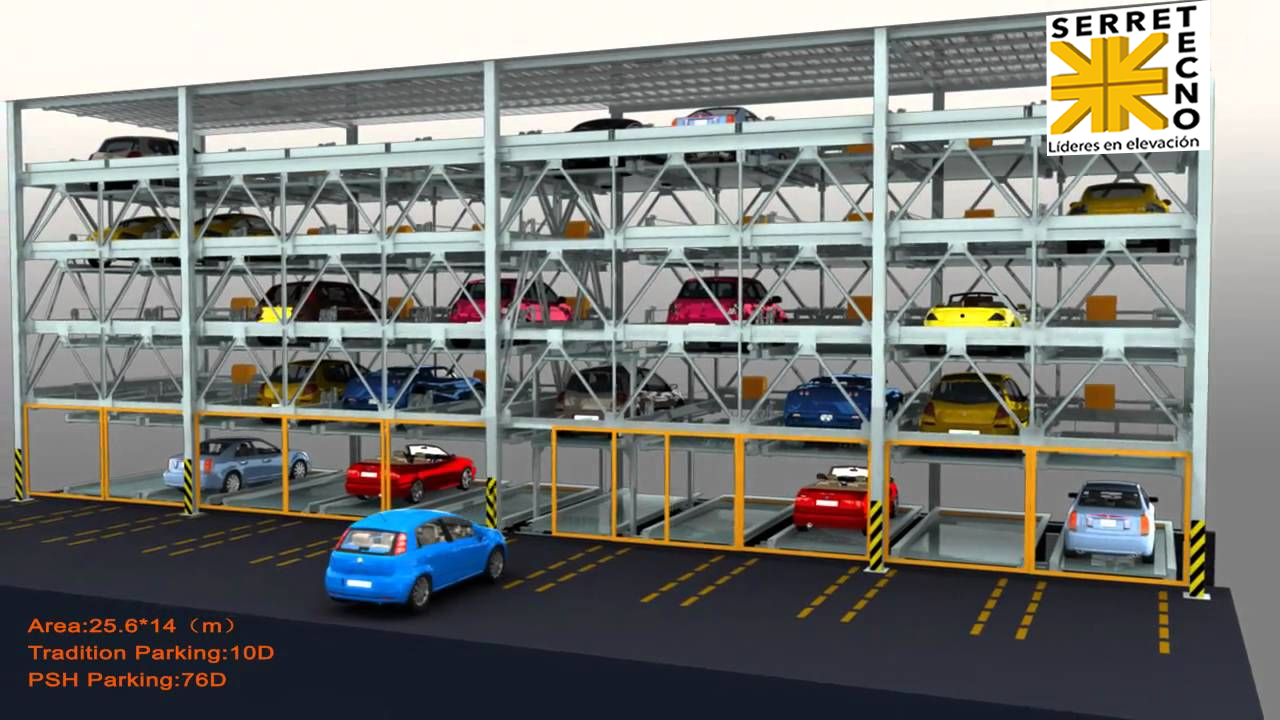 torre de estacionamiento inteligente