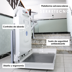 Lee más sobre el artículo Plataformas salvaescaleras: Equipos para personas con discapacidad