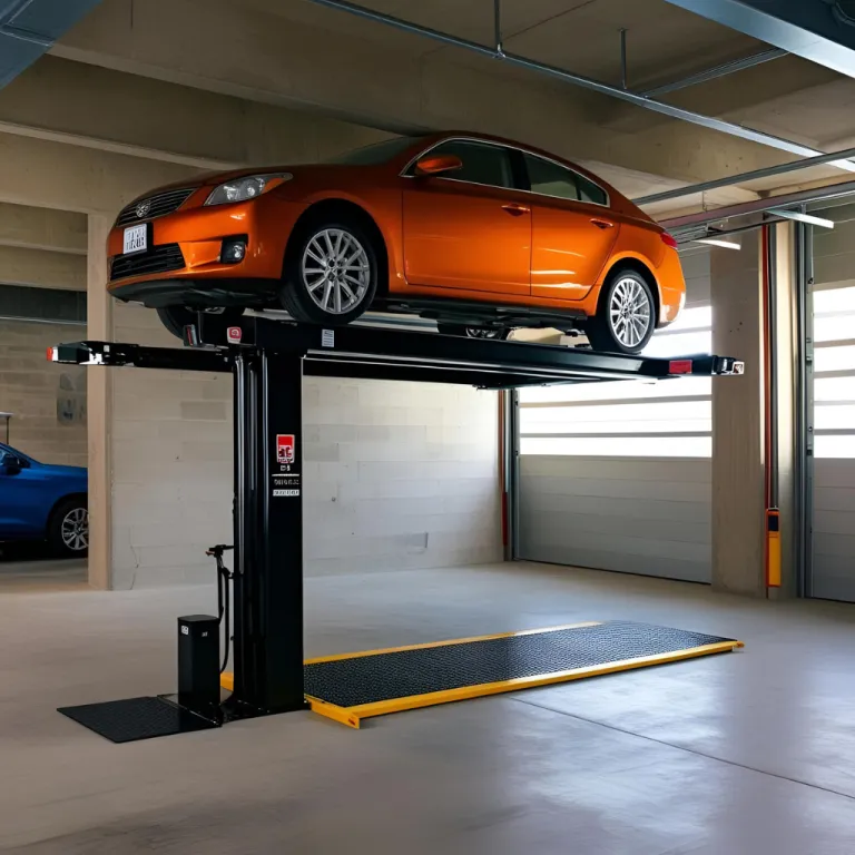 Cómo instalar un elevador para autos en un estacionamiento