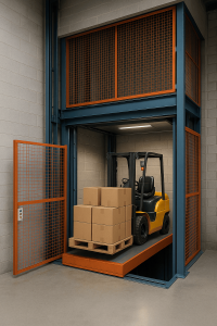 Lee más sobre el artículo Ascensores montacargas: Versatilidad en el manejo de cargas pesadas