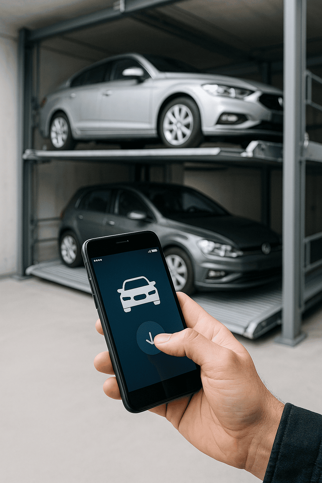 Elevadores inteligentes para estacionamientos
