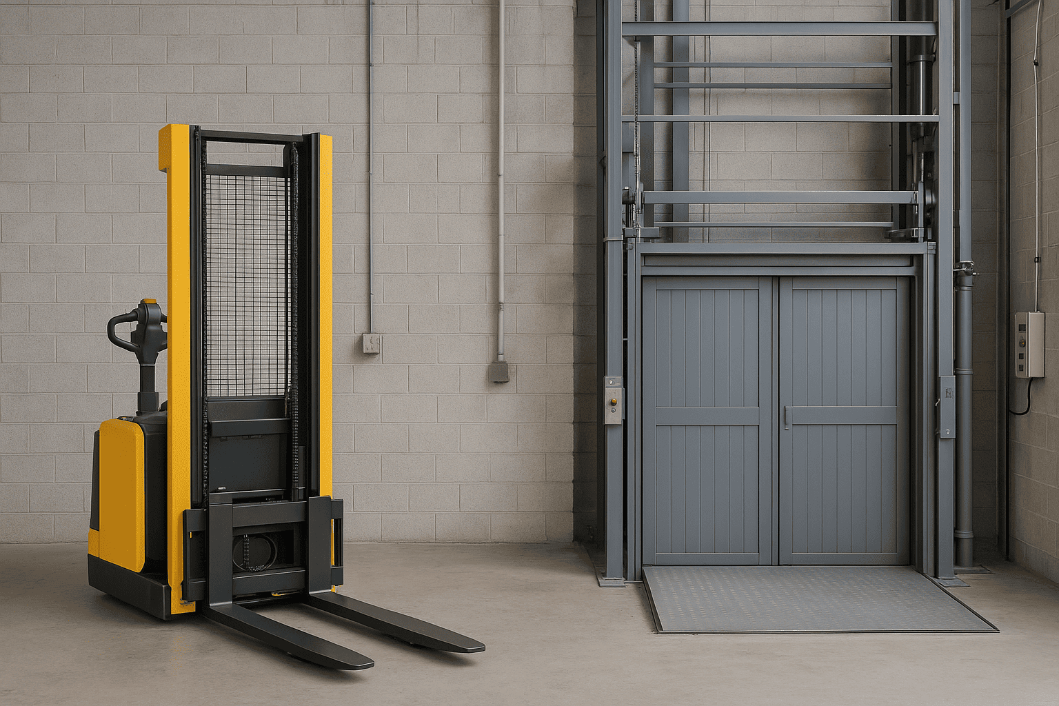 Elevadores montacargas eléctricos vs hidráulicos