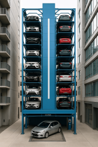 Lee más sobre el artículo Tendencias en estacionamientos verticales con elevadores automáticos