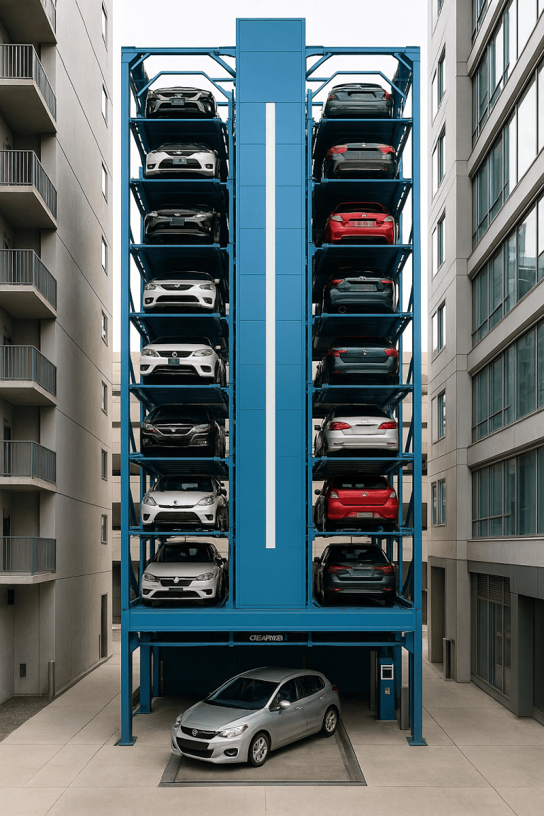 Lee más sobre el artículo Tendencias en estacionamientos verticales con elevadores automáticos