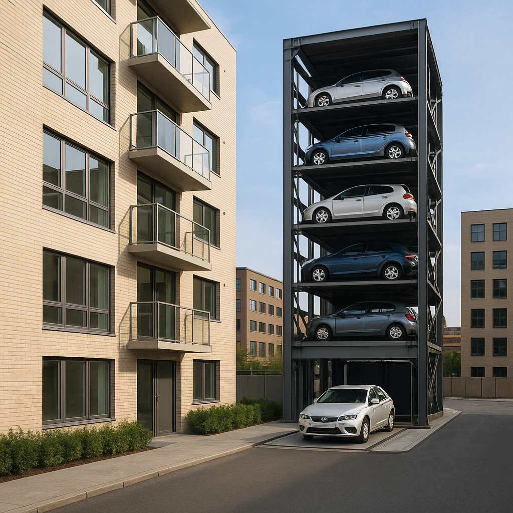 En este momento estás viendo Torres de estacionamiento automatizadas: la solución que optimiza cada metro cuadrado