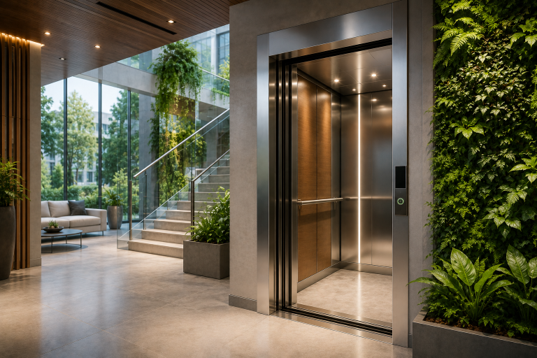 Elevadores ecológicos en México para edificios sustentables modernos