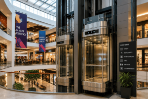 Cómo elegir elevadores en México para plazas comerciales con diseño moderno