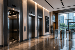Qué elevador conviene más para edificios corporativos en México en torre moderna