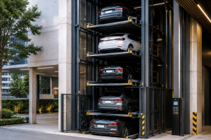 Mejores opciones de estacionamiento vertical en México con autos en plataformas modernas