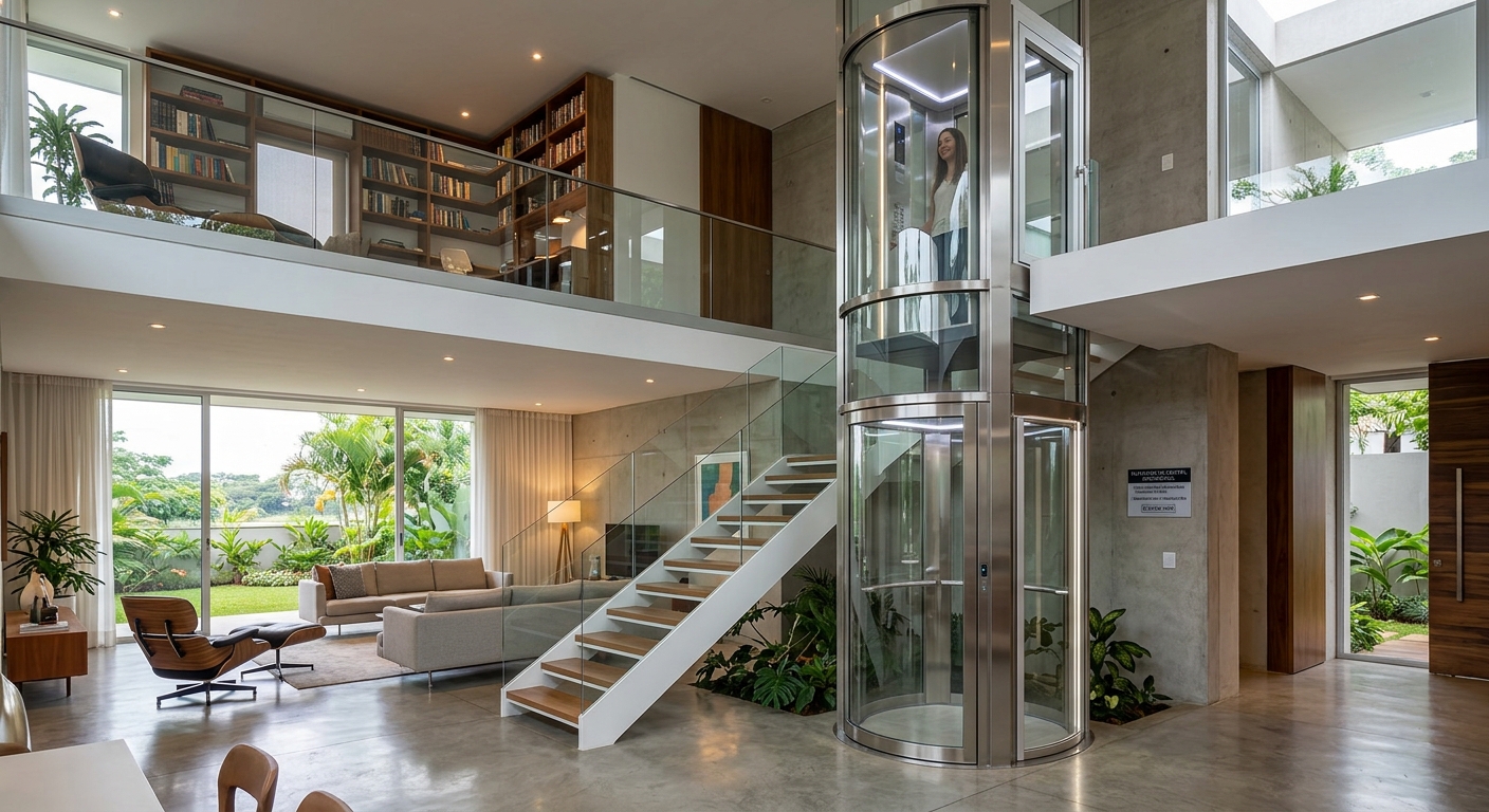 Criterios sobre elevadores para casa en México cuál conviene para 2 o 3 niveles en residencias.