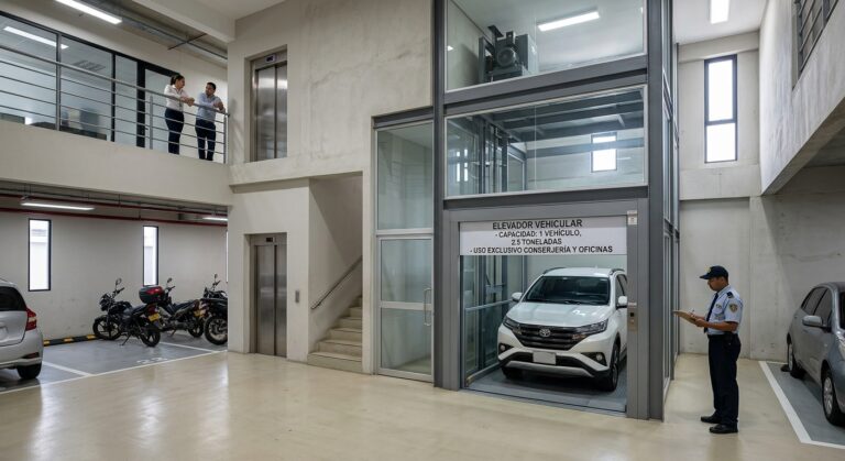 Las mejores opciones de elevadores comerciales para edificios compactos en México para maximizar cajones
