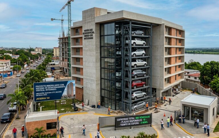 Criterios sobre cómo elegir sistemas de estacionamiento vertical para desarrollos en México según el proyecto.
