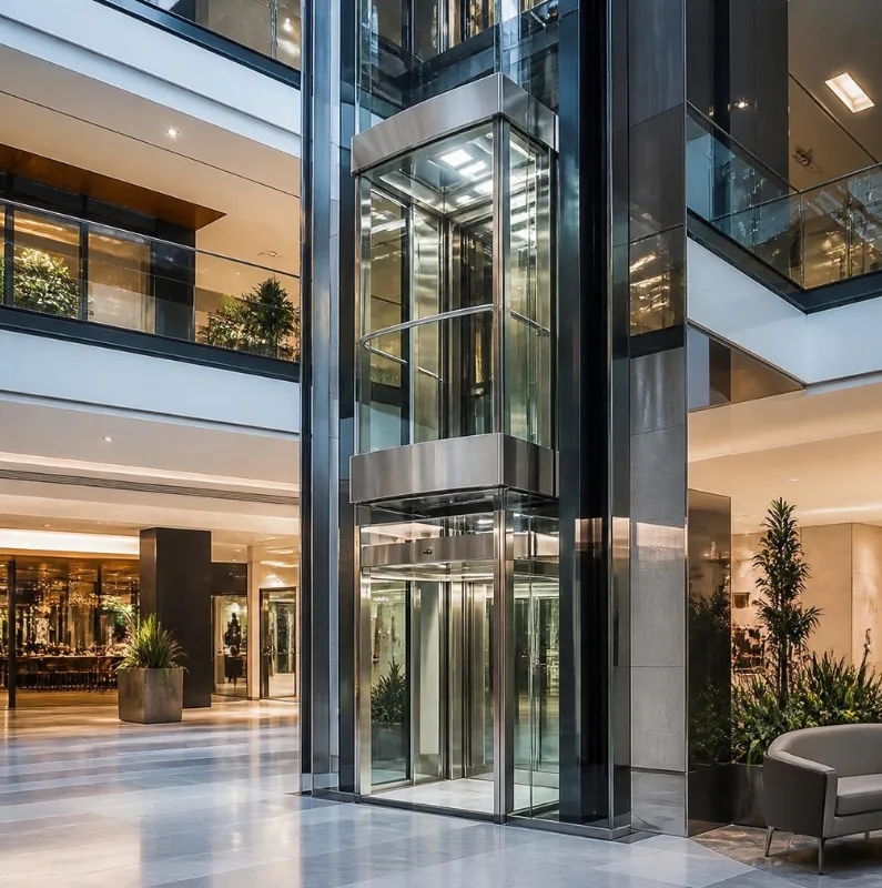 Elevadores para edificios comerciales y centros de negocios