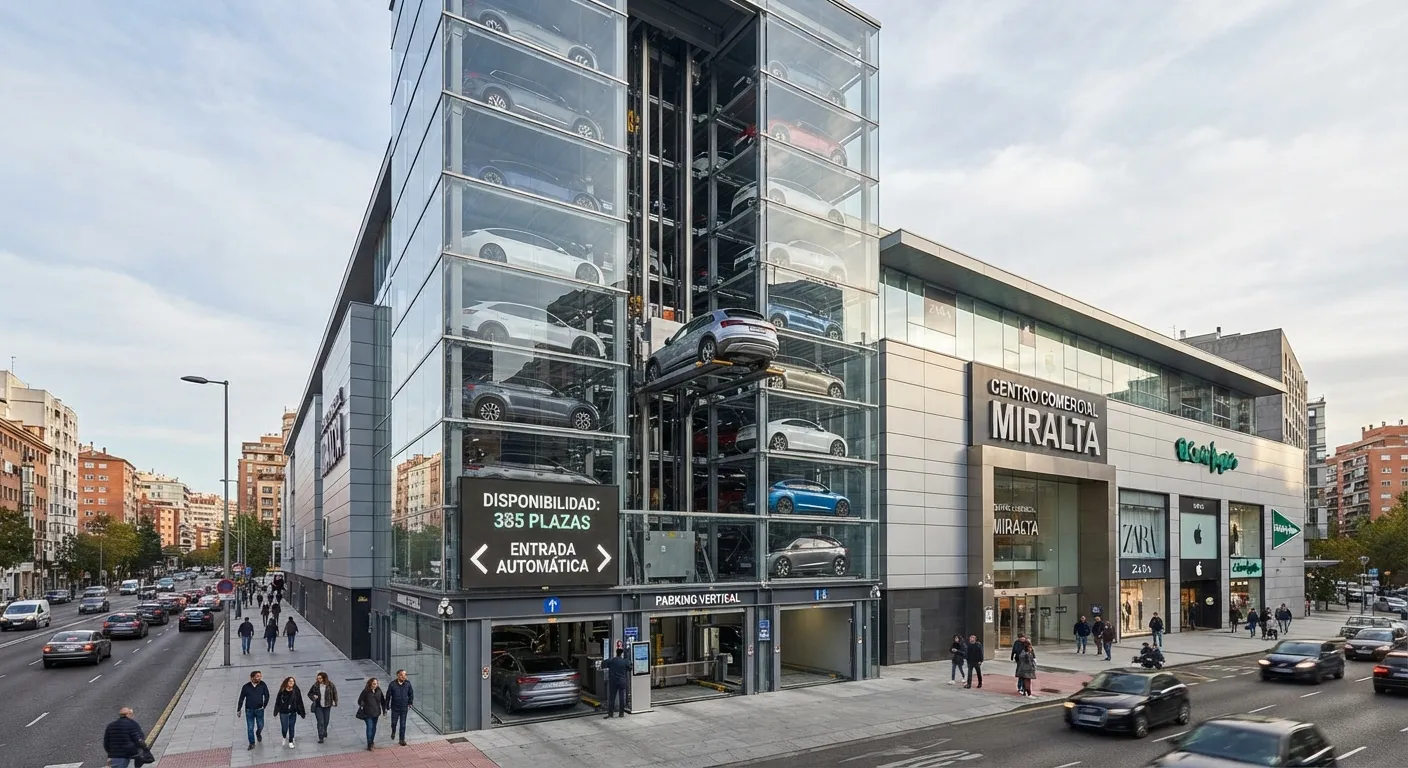 Optimizar espacios comerciales con torres de estacionamiento